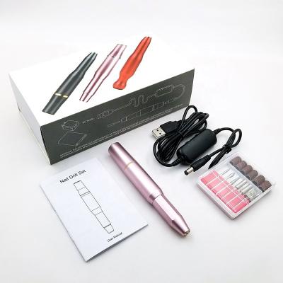 China Electric Manicure Electric Nail Art Nail Salon Amazon Nail Pen Style Machine Professional Hot Selling Nail Polishing Efile Drill for sale