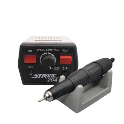 China Professional high power 65w Korea micromotor 35000 rpm professional strong nail drill machine 204 102L salon for sale