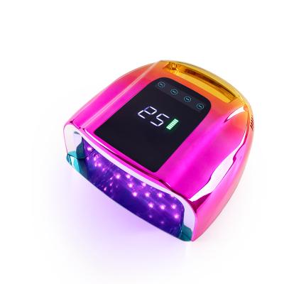 China Wholesale ABS Plastic Sun Light UV Led Nail Lamp 15600mAh Rechargeable Portable Nail Dryer for sale