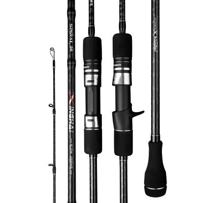 China High Quality Solid Slow Launch Carbon Fiber Fishing Rod 1.83m 1.91m Shore Mount Shore Mount Light Rod Seawater Carbon Bait Rod for sale