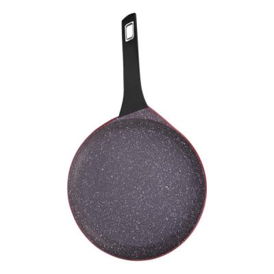 China Sustainable Aluminum Round Non Stick Pancake Pan And Griddle With Spreader And Induction Bottom Use For Pancake for sale