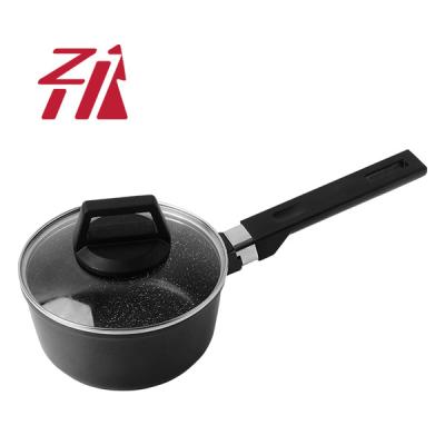 China Sustainable Wholesale Aluminum Cookware Non Stick Milk Pan With Quality Guarantee for sale