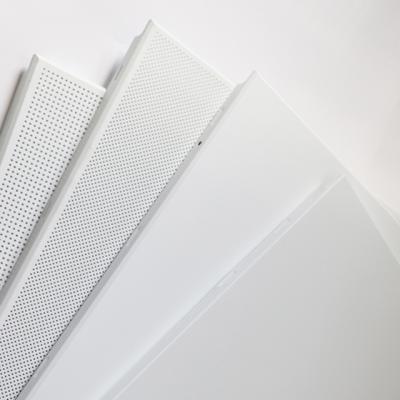 China Artistic Interior Ceilings Roof Decorative False Perforated Aluminum Ceiling Tiles Panel 300*300 Mm for sale