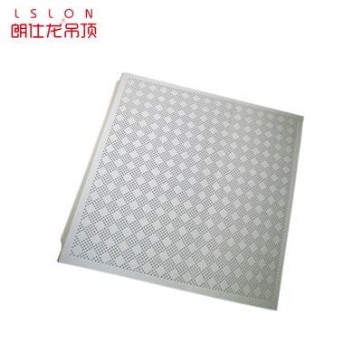 China Soundproof Perforated Aluminum Ceiling Panel Suspended Decorative Artistic Ceilings Material For Office for sale