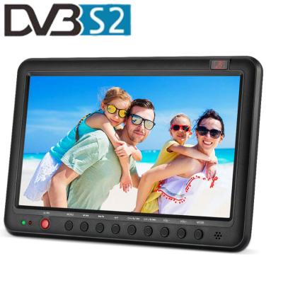 China PORTABLE TV DC12-24V 13inch Camping TV With Built-in Dual DVB-T2 & DVB-S2 Satellite Modulator Tuner for sale