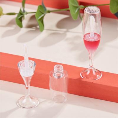 China Empty lip gloss tube lip gloss tube lip glass wine tube lip gloss cosmetic tube empty capacity 9ml for sale