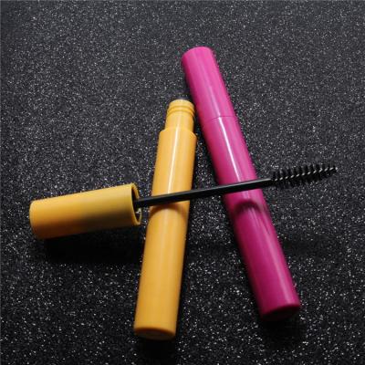 China Empty Yellow Pink Mascara Bottle Private Label Packaging Eyelash Growth Serum Cosmetic Tube for sale