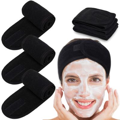 China Fashion Meixin Factory Price Makeup Beauty Stretch Towel Cloth Head Wrap With High Quality for sale