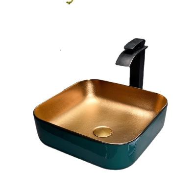 China Scandinavian Chandelier Nordic Art Light LuxuryBathroom Above Counter Basin Hotel Metal Or Household Washbasin With All Size for sale