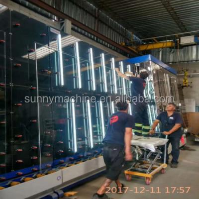 China Low-E Factory Vertical Glass Washing Machine 2200 x 3000 mm Vertical Automatic Glass Washing Machine for sale