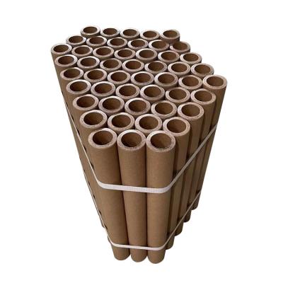 China Recycled Materials Cardboard Brown Poster Tube Textile Paper Cored Kraft Cardboard Conette for sale