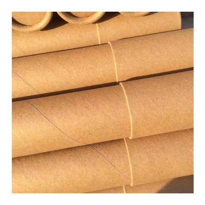 China Recycled Materials Roll Kraft Cardboard Tube Custom Paper Core For Wind Up Cloth Item Protection Packaging Tube for sale