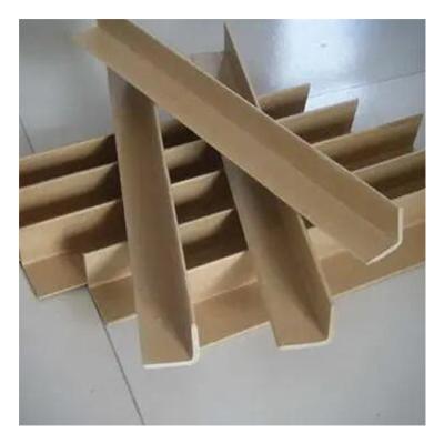 China Recycled Materials L Shape Brown Corner Protector Edge Corner Protector Moisture Resistant Corner Paper Protective Paper Boards for sale