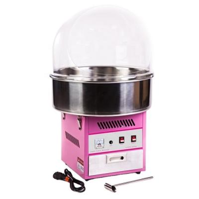 China Catering Two Sizes Commercial Electric Candy Floss Machine Plastic Cotton Candy Cover Machine Cover for sale