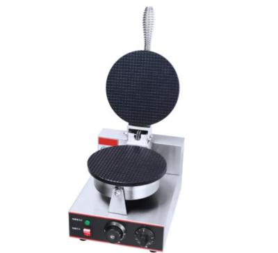 China Woomaster Factory Supplier Factory Double Egg Roll Non-Stick Snack Machine Electric Batter Pancake Kitchen Batter Pancake Breakfast Commercial 1 - Dish Cone Baker for sale