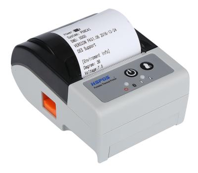 China HSPOS 58mm black and white mobile thermal receipt for bus and taxi P58cai for sale