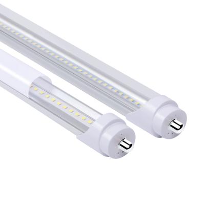 China Warehouse CE fa8 single pin t8 led tube 36W 60W 2.4m lighting fixture led tube 8ft single pin for sale