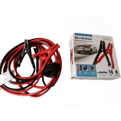 China Motorcycle Battery Booster Cable Jumper Cables Jumper Auto Jump Starter Alligator Clamp Jumper Cable for sale