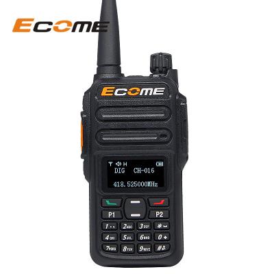 China Ecome ET-D39 zone 1 analogue radio clear sounds and professional digital walkie talkie dmr for sale