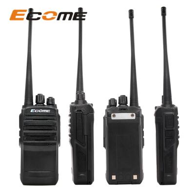 China Wholesale UHF 2 Way Long Distance Ecome ET-90 Flashlight Radio Walkie Talkie Set 4600mAh for sale