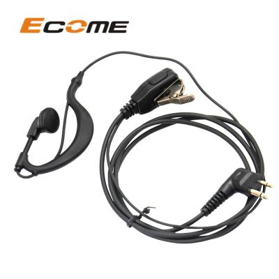 China 2 Pin Headset Earpiece Earphone Ecome Type M Headset Walkie Talkie 2 Pin Headset Two Way Radio Earphone For Motorola EP450 CP040 CP200 for sale