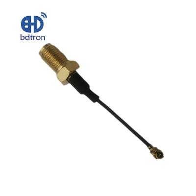 China SMA Female to IPEX Pigtail WiFi Antenna Cable Jack Male SMA to UFL Extension Connector Wire Booster 8001R0036 for sale