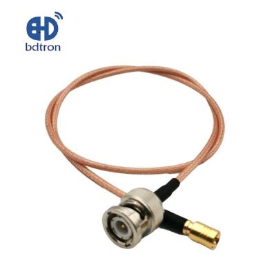 China RF Coaxial Cable RG316 Assembly BNC Male To SMB Male ST Connector Jumper Communication Cables 8001R0068 for sale