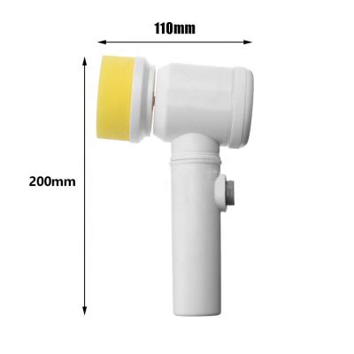 China Viable newcomer high quality 5 in 1 multi function electric bathroom toilet kitchen cleaning brush for sale