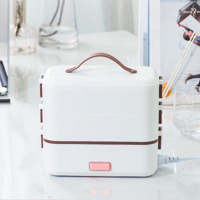 China Factory Wholesale Portable Insulated Fast Heating Stainless Steel Food Lunch Box Viable for sale