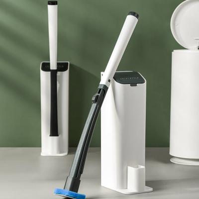 China Sustainable Disposable Toilet Cleaning Brush For Household Easy To Use for sale