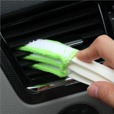 China Eco-friendly Car-Styling Tools Cleaning Accessories Car Air Conditioner Duct Cracked Stripper Brush Instrumentation Dusting Blinds Cleaning Brush for sale