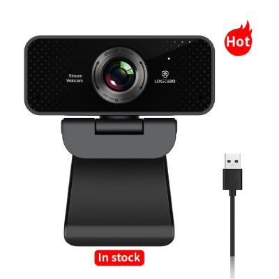 China Built in Microphones Dual 1080 Microphones Youtube HD Webcamera 1080p Stereo Computer Webcam Noise-Canceling Webcam with Microphone OEM Webcam for sale