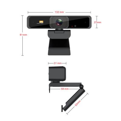 China Full hd webcam 20h pc webcam 3840*2160 webcam built-in webcam 60fps microphone*2 auto focus zoom computer webcam for sale