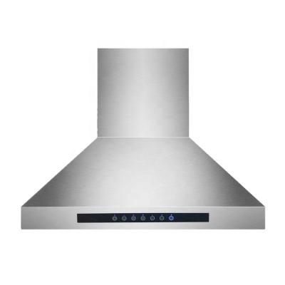 China Good Price 750mm Commercial American Style Stainless Steel Island Range Hood for sale