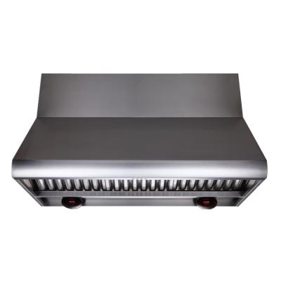 China 1000cfm Commercial Airflow Suction Twin Motors Stainless Steel Outdoor Kitchen Exhaust 1200mm BBQ Range Hood CXW-298-A012 for sale