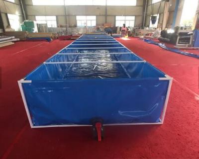 Cina Allevamento del pesce PVC pieghevole Pozzo di pesce conveniente Acquicoltura durevole Acquario Acquario di pesce Tarpaulin Allevamento del pesce in vendita