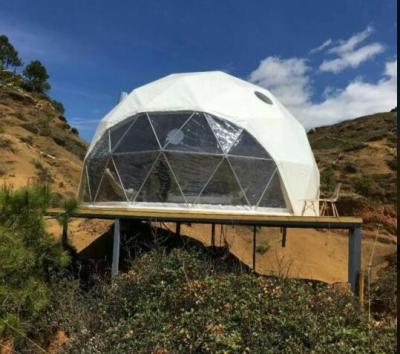 China Geodetische Dome Huis Stalen Tent Voor Outdoor Event Economisch Gezinscamping Hotel Dome Tent Te koop