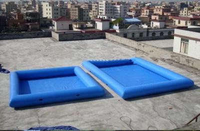 China 8M*6M Inflatable Swimming Pool mit feuerfester PVC-Plane für Familien-Swimmingpool-Material zu verkaufen