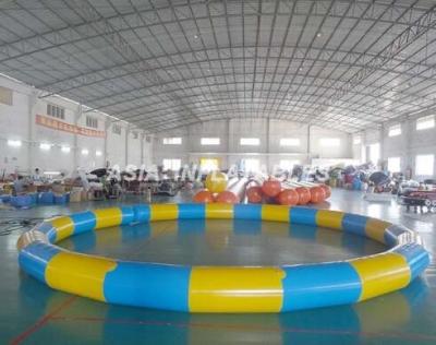 China Piscina de PVC inflada redonda, 3.5M * 3.5M Piscina de PVC inflada para playas Material de la piscina en venta