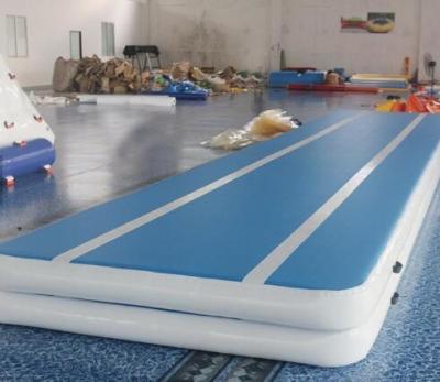 China Gas Strak Gymnastiek Air Mat, hoge sterkte Bounce Mat met goede lijm Air Track Mat Te koop