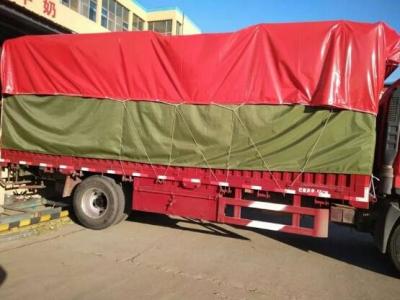 China Customized 750gm PVC Truck Cover, Wasserdichtes Truck Cover 1000D X 1000D Außengeräte Deckel zu verkaufen