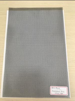 China 500D X 500D 9x13 verstärkte Polyester-Mesh Black Mesh For Outdoor-Zaun PVCs überzogenen zu verkaufen