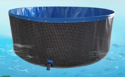 China 5000L Aquaculture Fish Farm Wire Mesh Fish Farming Tank Fish Pond Plastic Tank Diy Fish Pond for sale