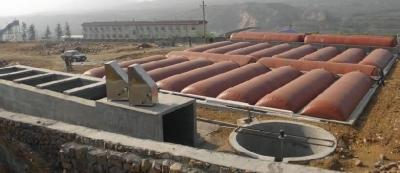 Chine Tissus revêtus de PVC 2000T réservoirs pliables de stockage de méthane réservoir de stockage de biogaz à vendre