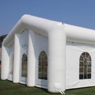 China OEM PVC-opblaasbaar feesttent van tralies voor bruiloften opblaasbaar feesttent opblaasbaar bubbeltent Te koop