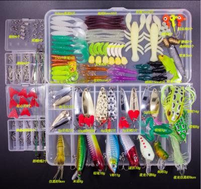 China Soft Silicone Fishing Lures Set 24 - 234 Pieces Waterproof for sale