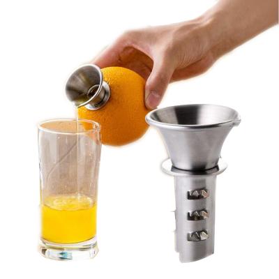 China Viable Lemon Juicer Stainless Steel Manual Fruit Squeezer Orange Fruit Vegetable Tools Kitchen Instruments Accessories for sale