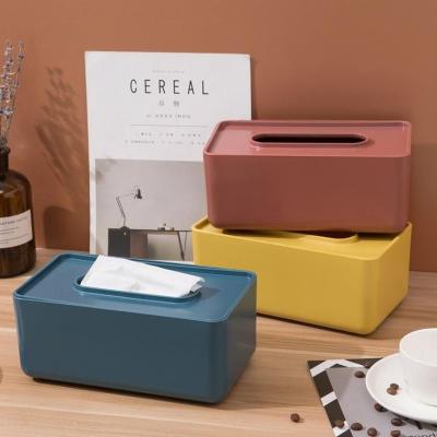 China Modern plastic creative paper box living room cover box household towel paper towel pumping simple storage box for sale