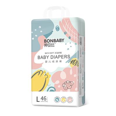 China Cheap factory price printed all in one dry cloth baby diaper and white breathable baby diaper for sale