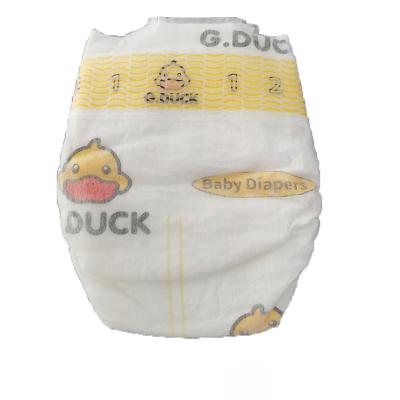 China Wholesale Disposable Cotton Material Color Printing Cloth Baby Diapers Cheap Printed Baby Diapers for sale